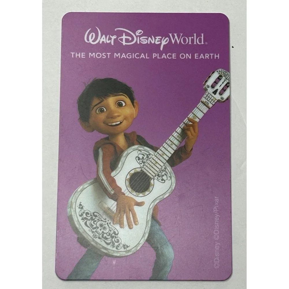 Walt Disney World Theme Park Card Used‎ Miguel Coco Chewbacca Souvenir Card